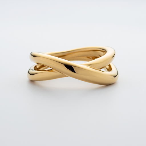 Paul Hewitt Waves Twisted Ring Gold Kauf eins, bekomm eins gratis