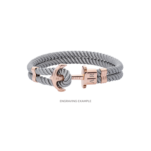 Paul Hewitt PHREP Armband Roségold Grau Versandkostenfrei