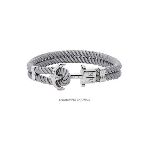Paul Hewitt PHREP Armband Silber Grau Großer Ausverkauf