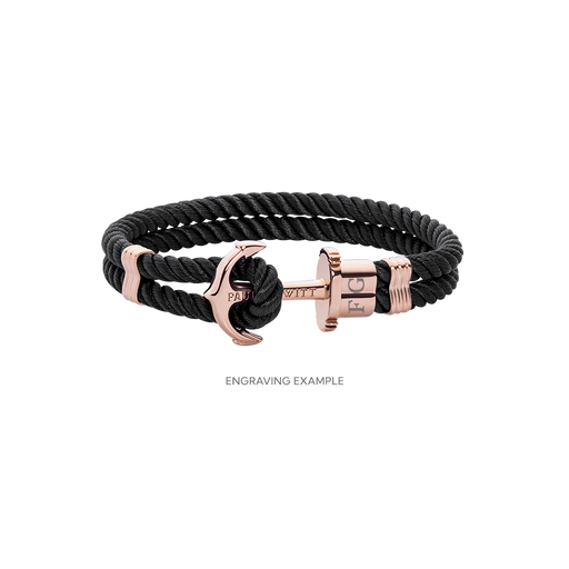 Paul Hewitt PHREP Armband Roségold Schwarz Flash Sale