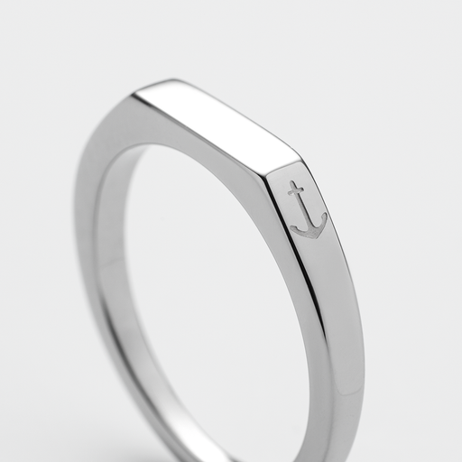 Paul Hewitt Men's Slim Signet Ring Silber Weihnachtsangebot