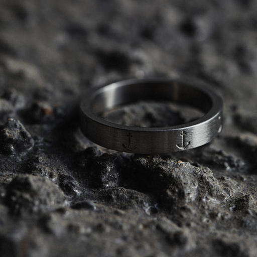 Paul Hewitt Men's Anchor Ring Silber Muttertagsangebot