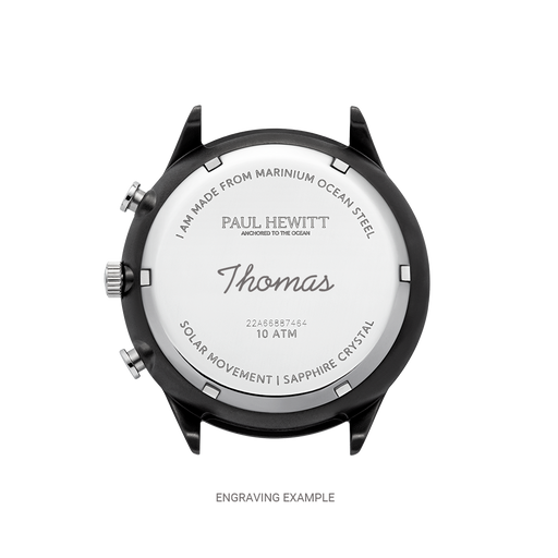 Paul Hewitt Chrono Uhr Schwarz Valentinstagsangebot