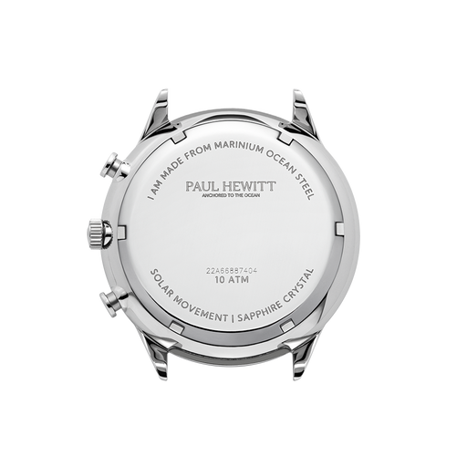 Paul Hewitt Chrono Uhr Silber Schwarz Top Angebot