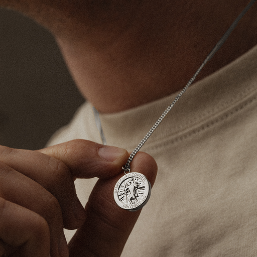 Paul Hewitt Men's St. Christopher Halskette Silber Online Outlet