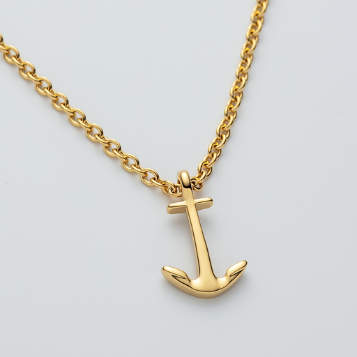 Paul Hewitt Men's Anchor Halskette Gold Bestseller
