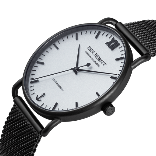 Paul Hewitt Sailor 39 mm Uhr Schwarz Weiß Saisonale Angebote