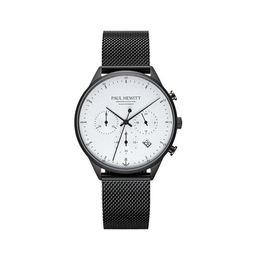 Paul Hewitt Chrono Uhr Schwarz Weiß Räumungsverkauf