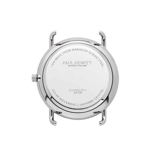 Paul Hewitt Sailor 39 mm Uhr Silber Blau Kauf eins, bekomm eins gratis