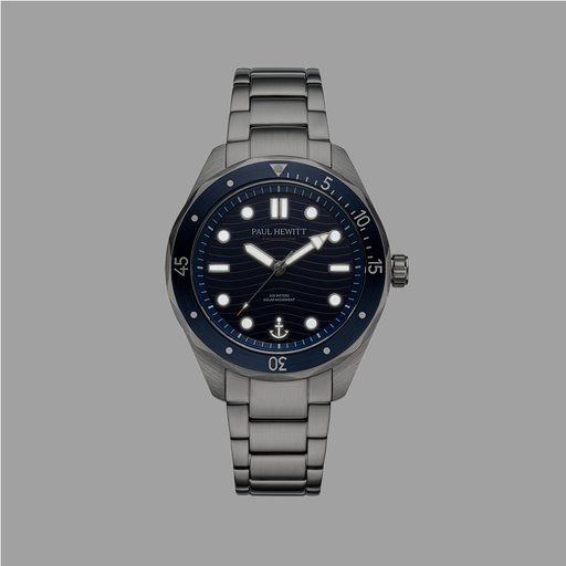 Paul Hewitt Ocean Diver Uhr Silber Blau Wochenangebot