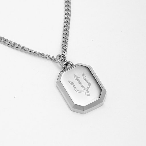 Paul Hewitt Men's Octagonal Halskette Trident Silber Begrenzte Freigabe