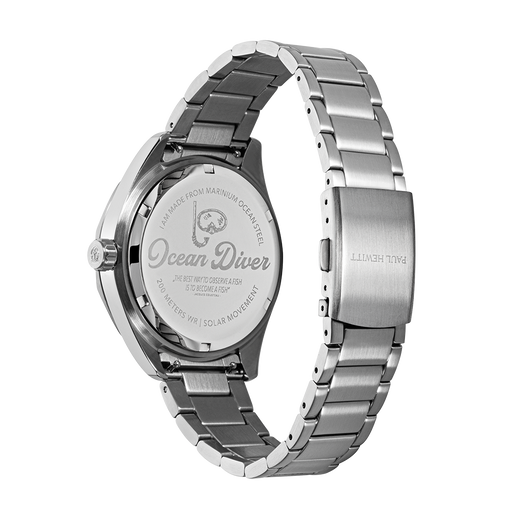Paul Hewitt Ocean Diver Uhr Silber Schwarz Letzte 3 Tage