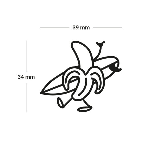 Paul Hewitt Men's Surfing Banana Tattoo JETZT KAUFEN