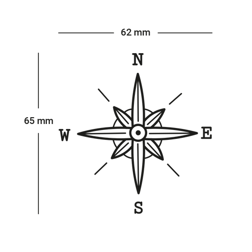 Paul Hewitt Men's Compass 1 Tattoo Neueste Stile