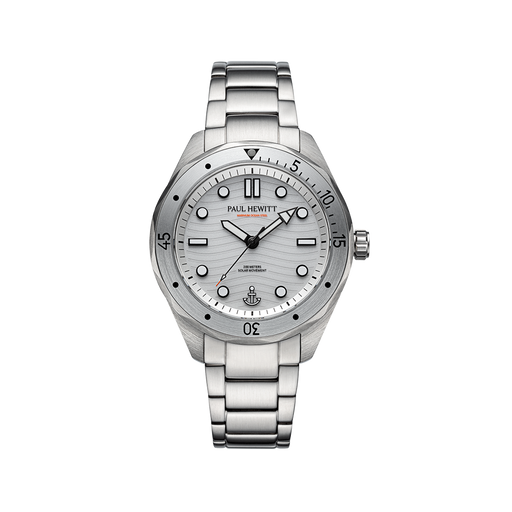 Paul Hewitt Ocean Diver Uhr Silber Weiß Letzter Tag