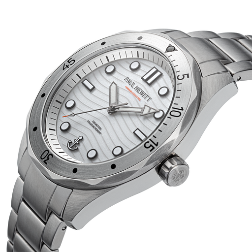 Paul Hewitt Ocean Diver Uhr Silber Weiß Letzter Tag