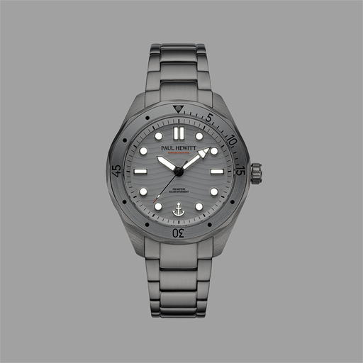 Paul Hewitt Ocean Diver Uhr Silber Weiß Letzter Tag