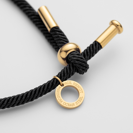 Paul Hewitt Vitamin Sea Armband Gold Schwarz zollfrei