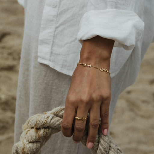 Paul Hewitt The Anchor II Armkette Gold Outlet