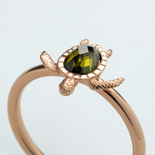 Paul Hewitt Turtle Ring Roségold Schlussverkauf