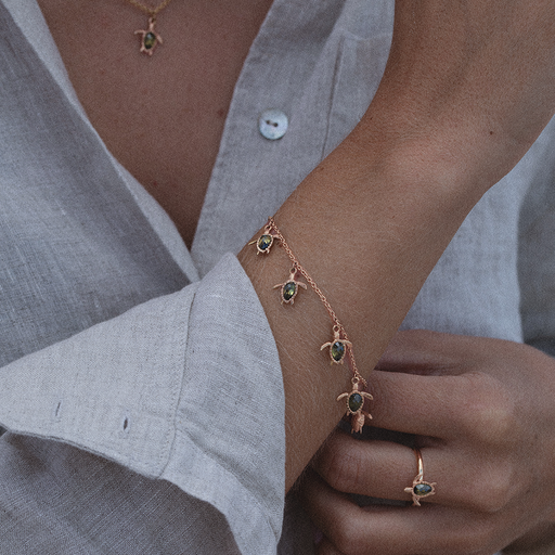 Paul Hewitt Turtle Armkette Roségold Günstiger Verkauf