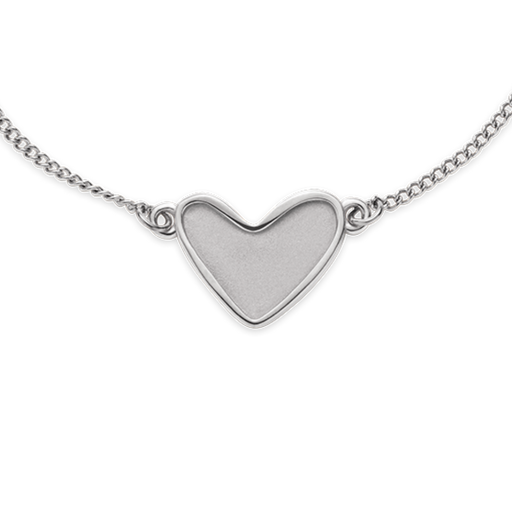 Paul Hewitt Engravable Heart Armkette Silber Fabrikverkauf