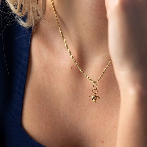 Paul Hewitt Set Turtle Charm und Halskette Gold Saisonschlussverkauf