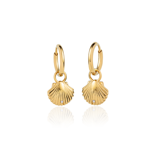 Paul Hewitt Scallop Ohrring Gold Weihnachtsangebot