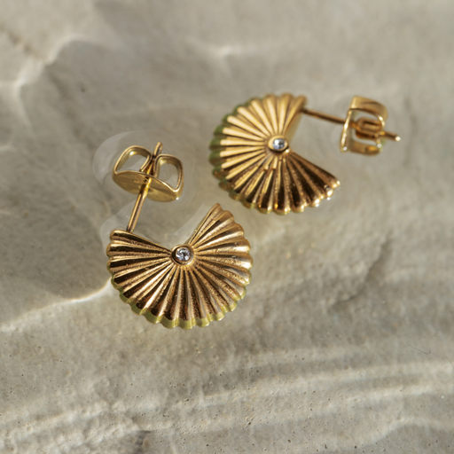 Paul Hewitt Scallop Ohrstecker Gold Osterangebot