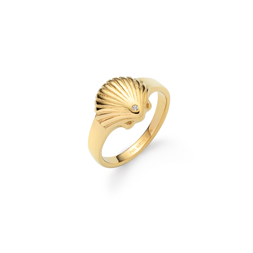 Paul Hewitt Scallop Ring Gold Muttertagsangebot