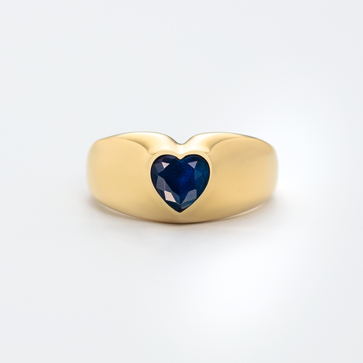 Paul Hewitt Bold Heart Ring Gold Vatertagsangebot