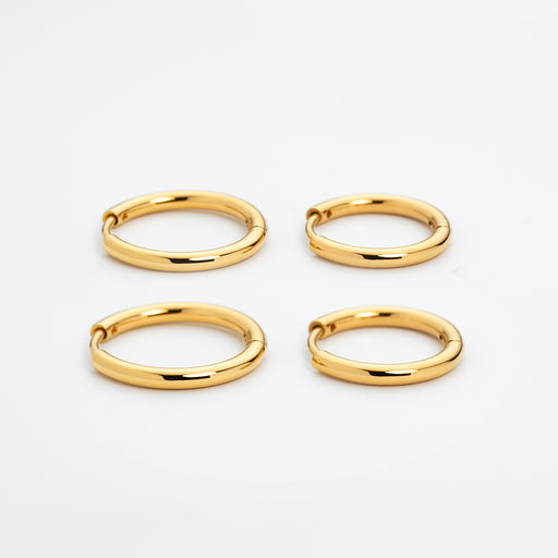 Paul Hewitt Treasures of the Sea Hoops Ohrring Gold Top Angebot