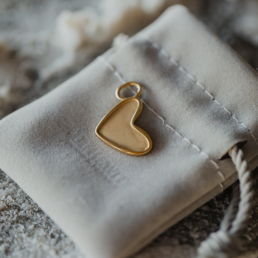 Paul Hewitt Engravable Heart Charm Gold Sonderangebote