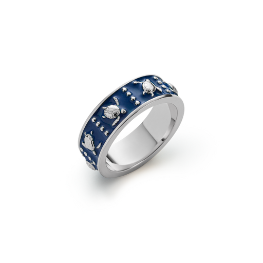 Paul Hewitt Turtle Enamel Ring Silber Wochenangebot
