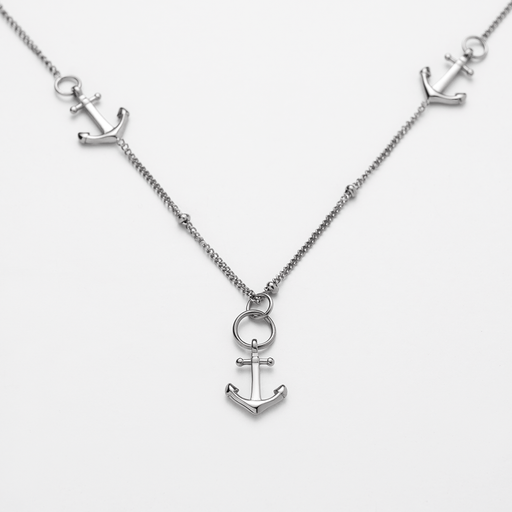 Paul Hewitt The Anchor II Halskette Silber Kostenlose Rückgabe
