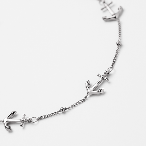 Paul Hewitt The Anchor II Armkette Silber Begrenzte Freigabe