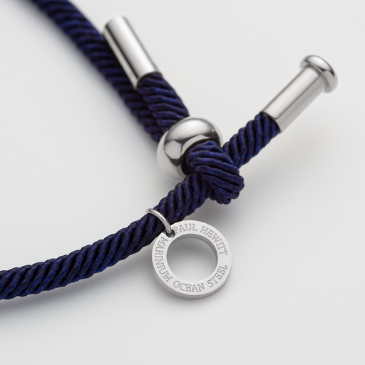Paul Hewitt Vitamin Sea Armband Silber Marinebelau zollfrei