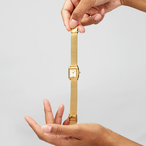 Paul Hewitt Petite Tortue white & gold Heißer Verkauf