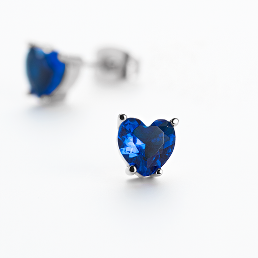 Paul Hewitt Blue Heart Ohrring Silber Riesige Rabatte