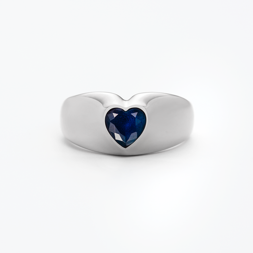 Paul Hewitt Bold Heart Ring Silber Clearance-Verkauf