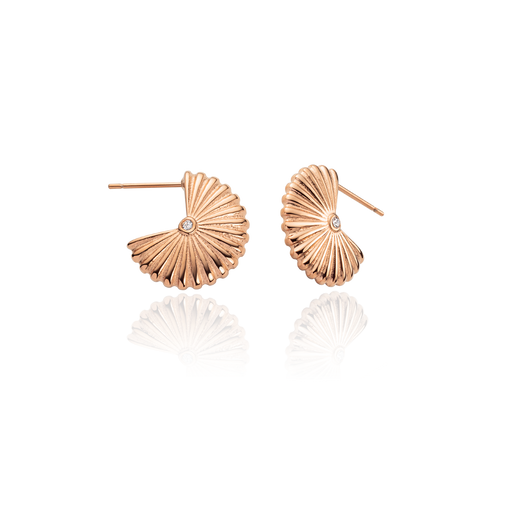 Paul Hewitt Scallop Ohrstecker Roségold