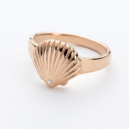 Paul Hewitt Scallop Ring Roségold Online
