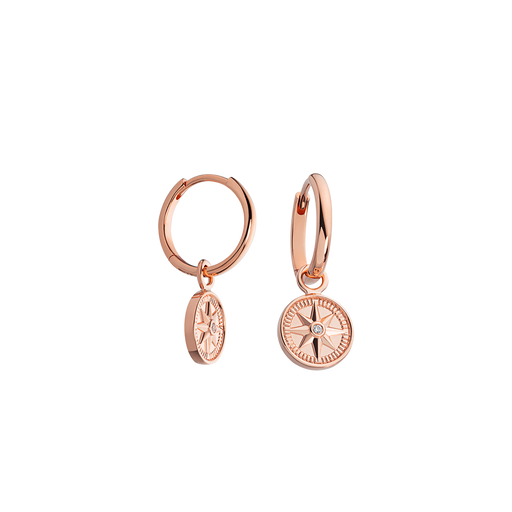 Paul Hewitt Windrose Ohrring Roségold
