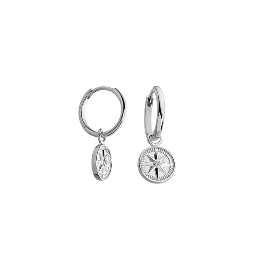 Paul Hewitt Windrose Ohrring Silber