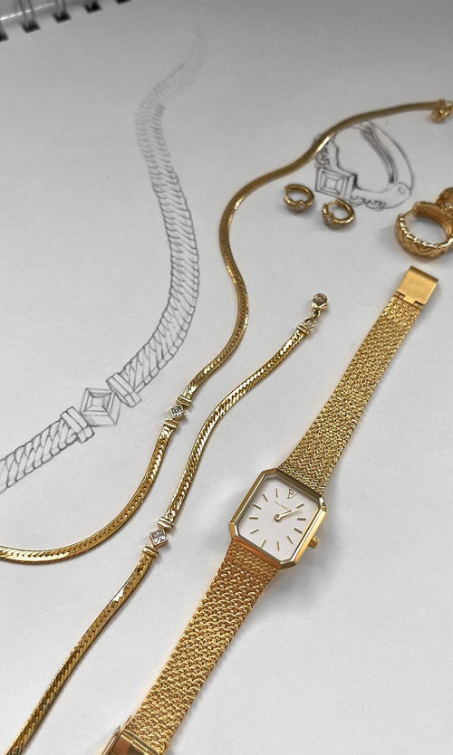 Paul Valentine Retro Sparkling Necklace Jubiläumsangebot