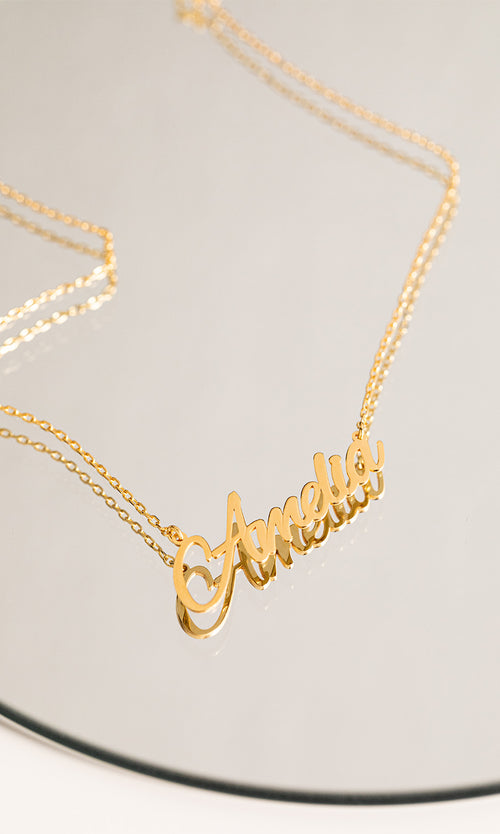 Paul Valentine Namenskette Script Blitzangebot
