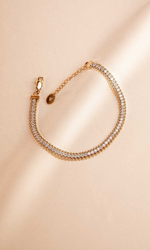 Paul Valentine Sparkling Tennis Bracelet Saisonale Angebote