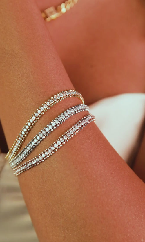 Paul Valentine Sparkling Tennis Bracelet Saisonale Angebote