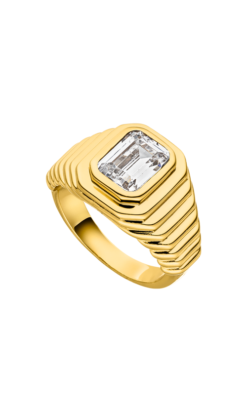 Paul Valentine Emerald Ring White Bis zu 55% Rabatt