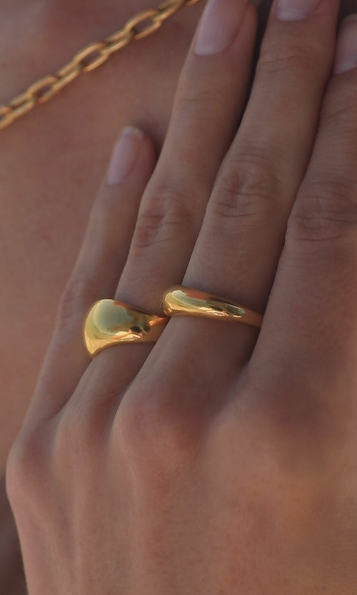 Paul Valentine Chunky Fluent Ring Nur noch ein Tag übrig